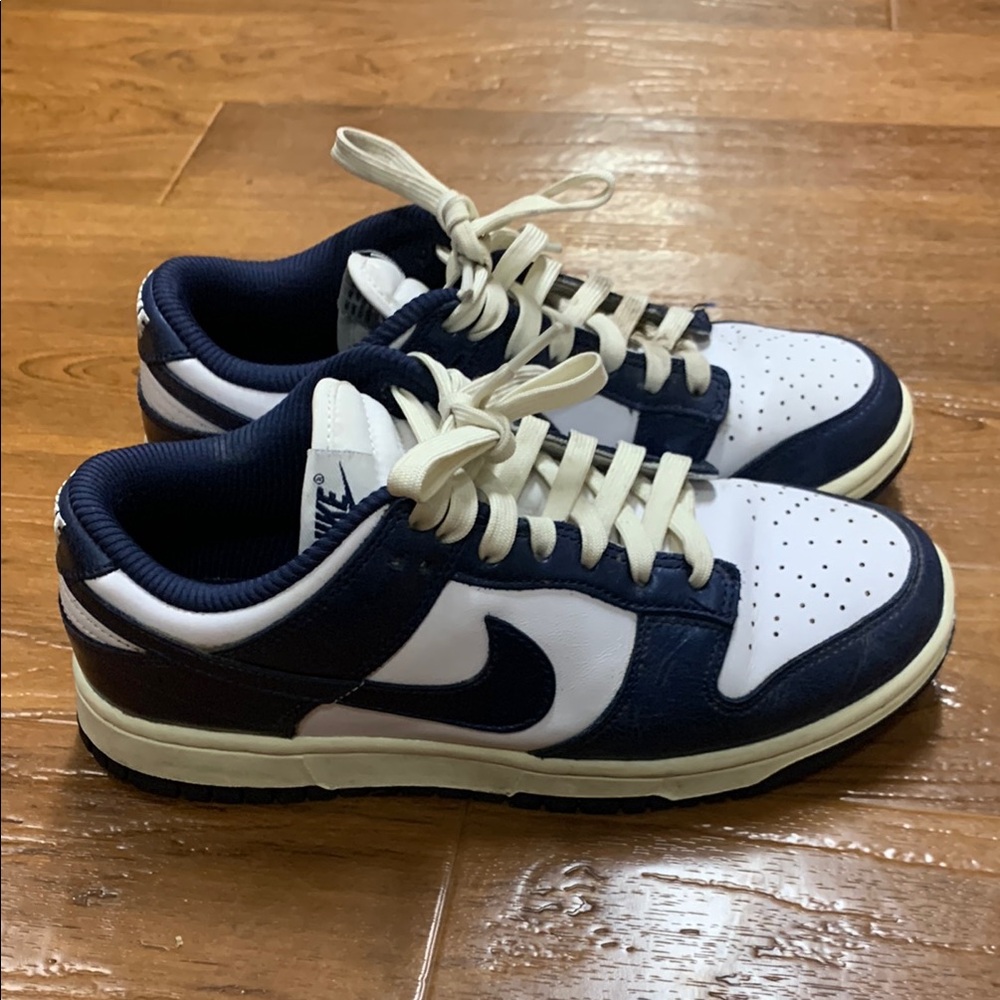 Women’s Nike Dunk Low - Navy/White, 7.5W